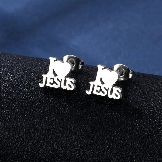 I Love Jesus Earrings