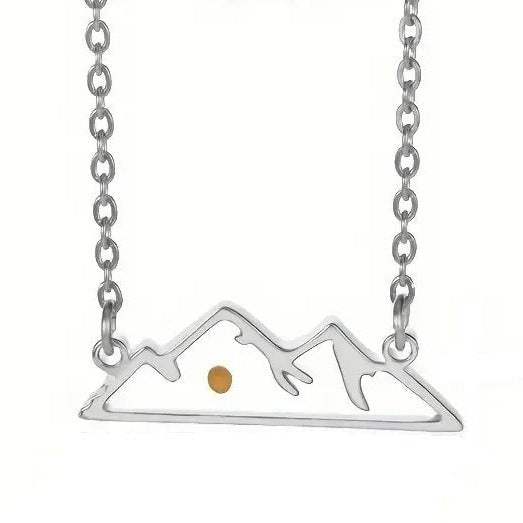 Stainless Steel Mountain Mustard Seed Necklace