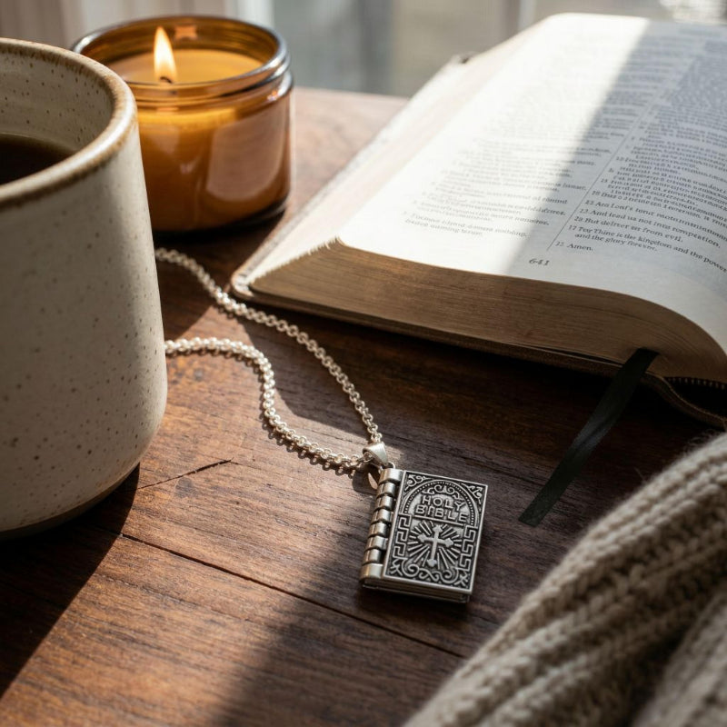 Lord’s Prayer Bible Necklace