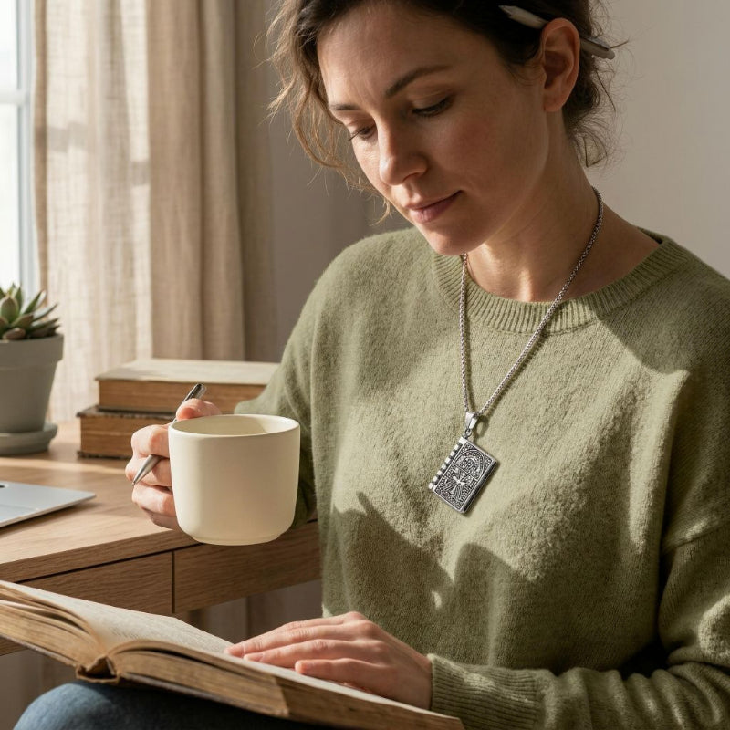 Lord’s Prayer Bible Necklace