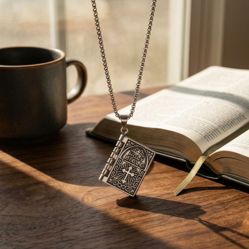 Lord’s Prayer Bible Necklace