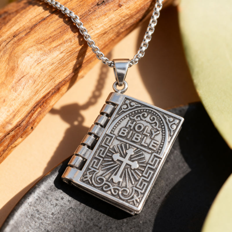 Lord’s Prayer Bible Necklace