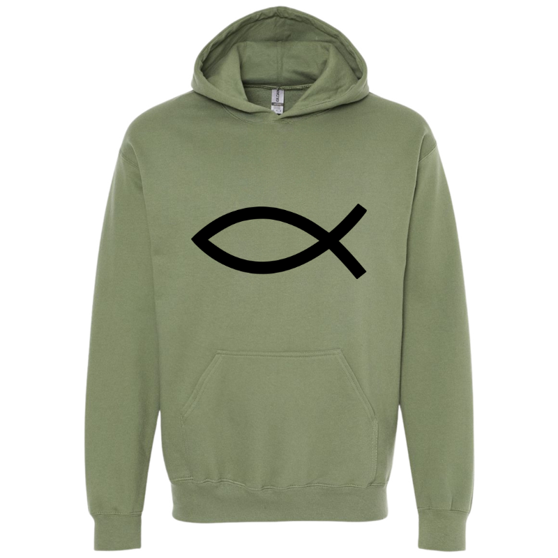 Christ Fish Hoodie