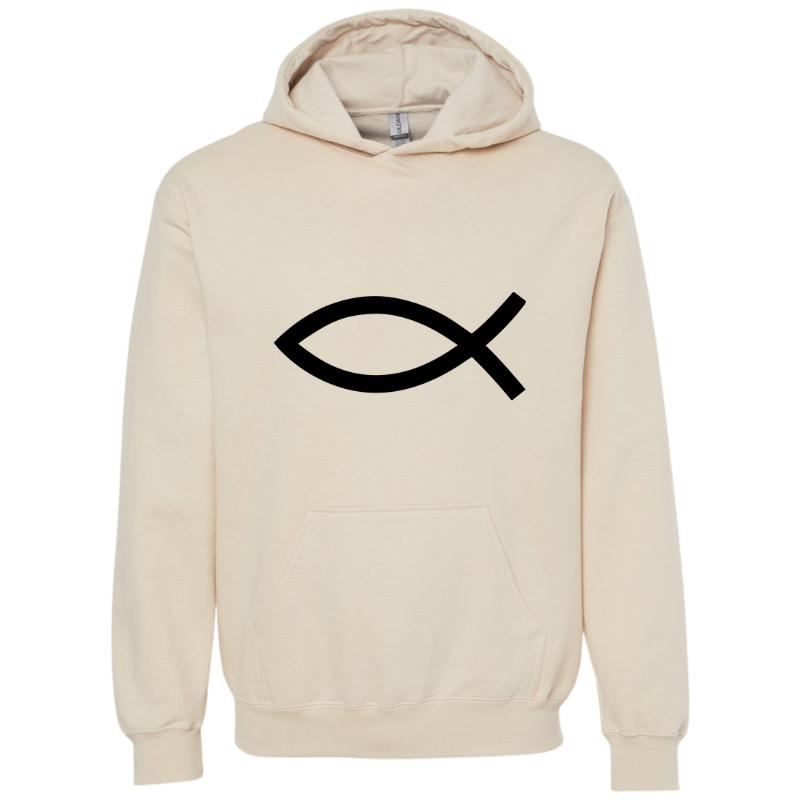 Christ Fish Hoodie