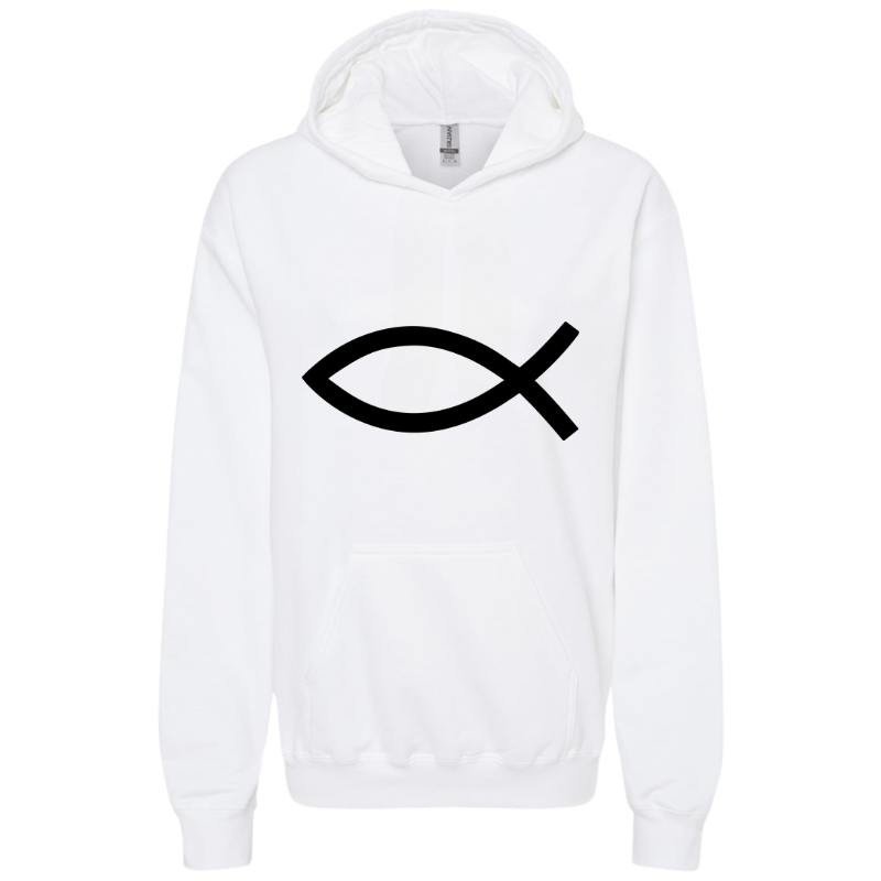 Christ Fish Hoodie