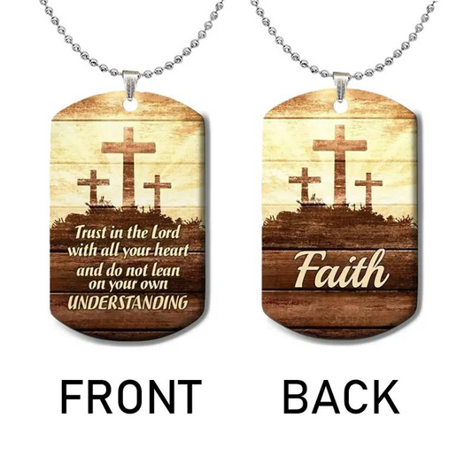 Trust in the Lord with all your heart Necklace