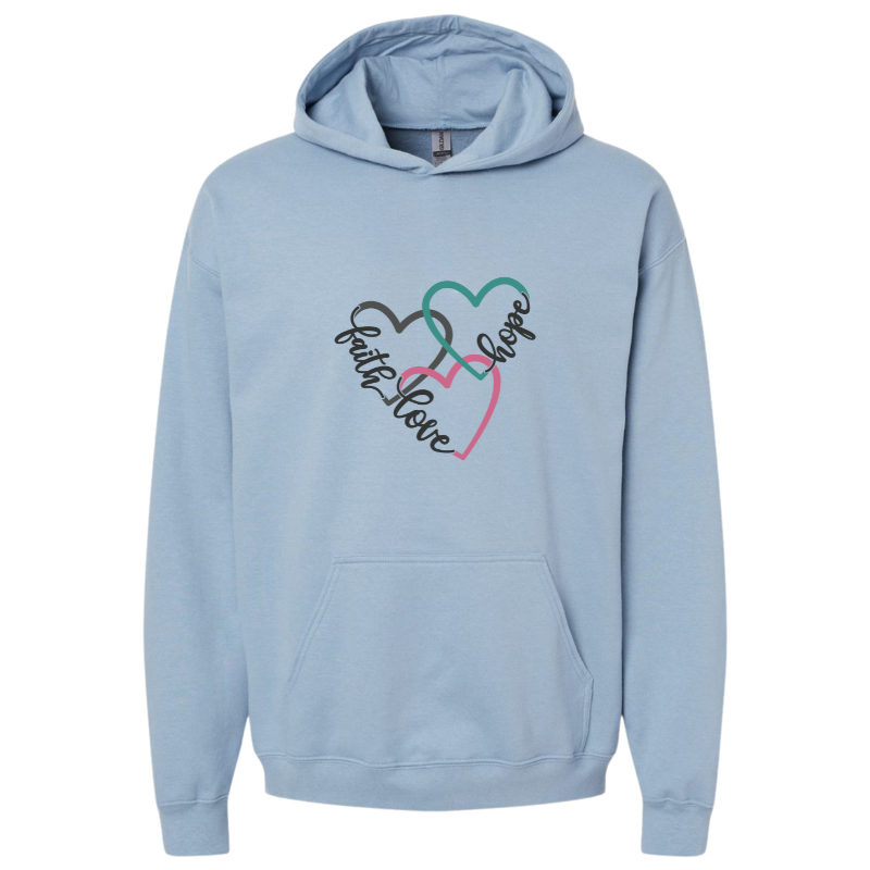 Faith, Hope, Love Hoodie