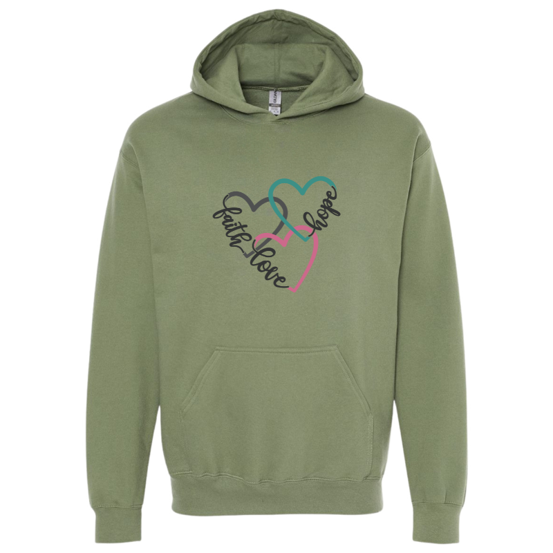 Faith, Hope, Love Hoodie