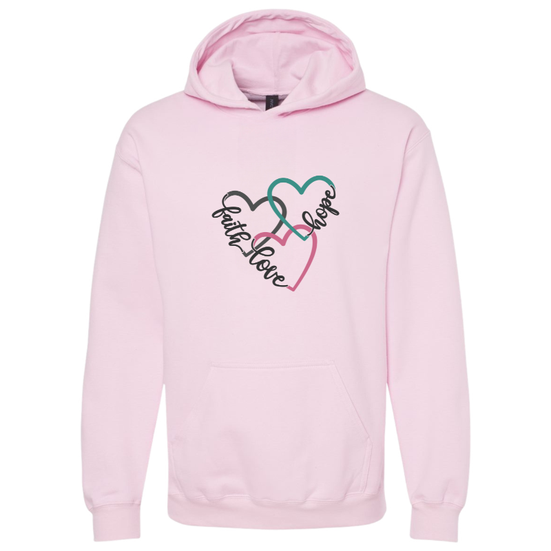 Faith, Hope, Love Hoodie