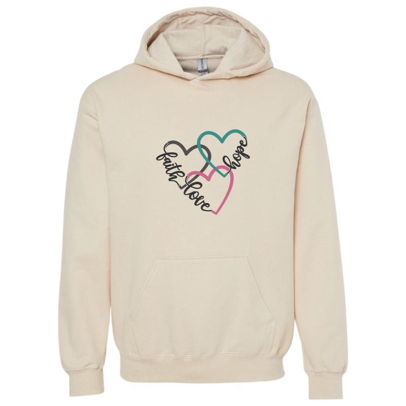 Faith, Hope, Love Hoodie