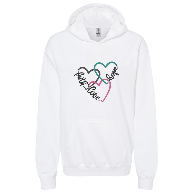 Faith, Hope, Love Hoodie