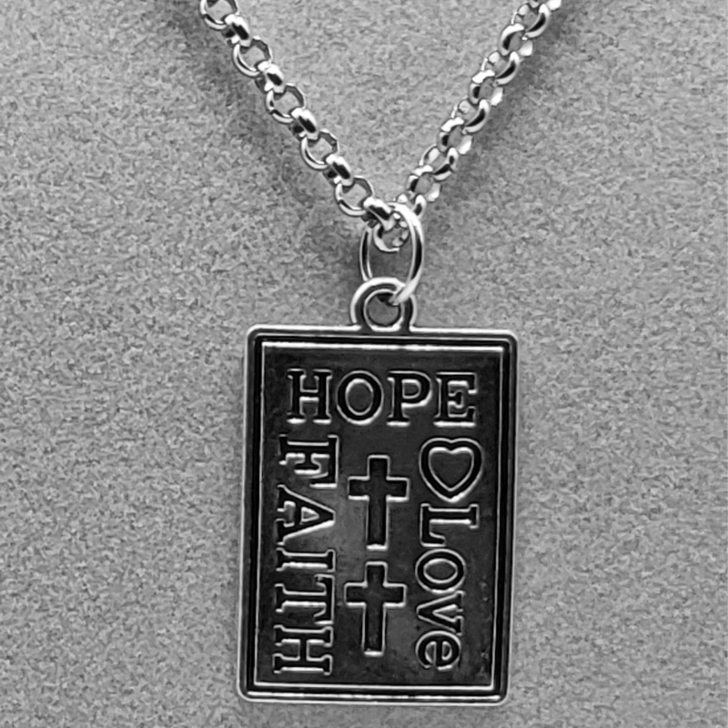 Faith, Hope, Love Necklace