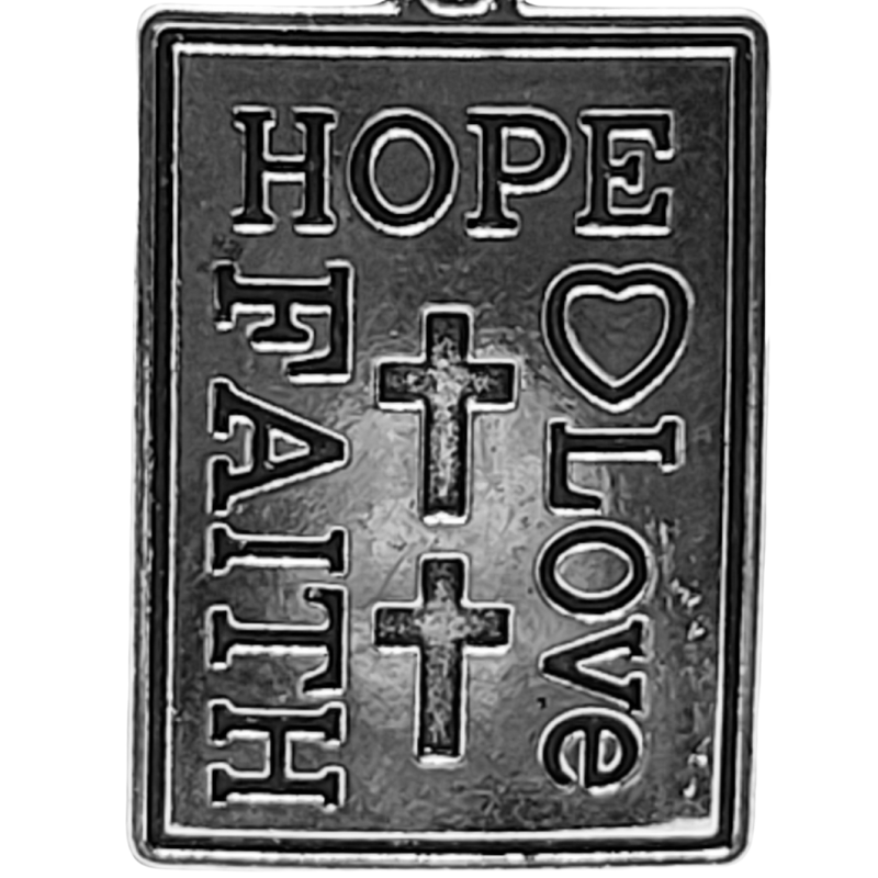 Faith, Hope, Love Necklace