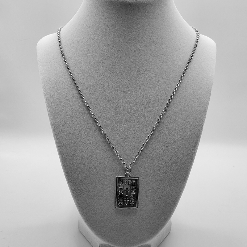 Faith, Hope, Love Necklace