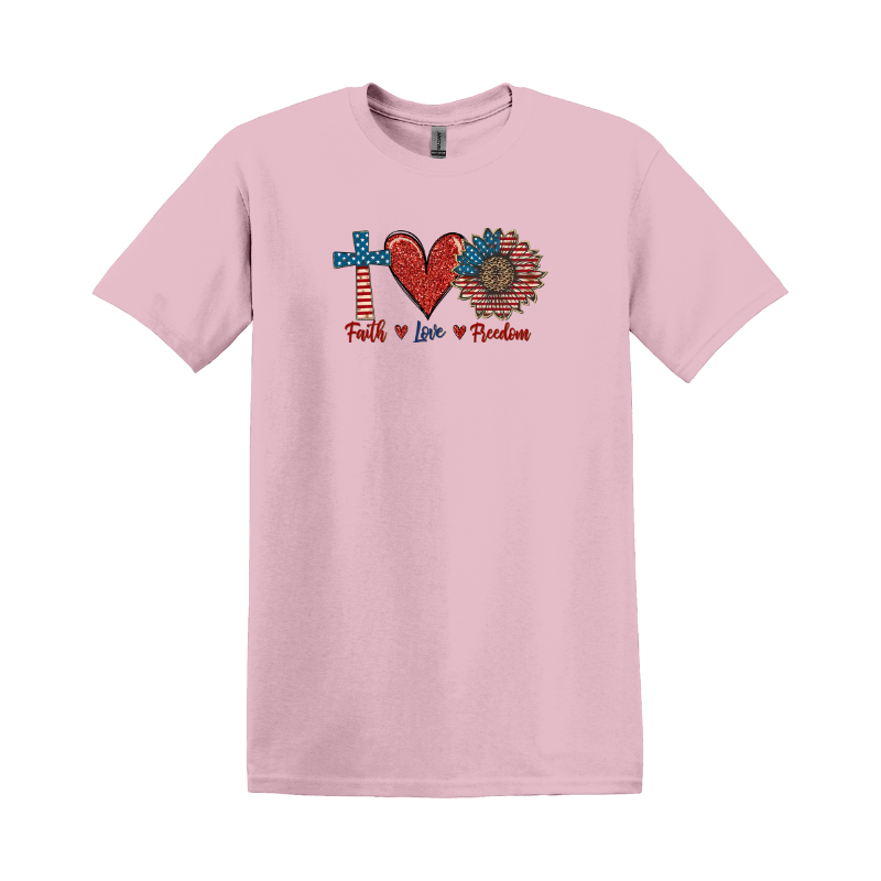 Faith Love Freedom T-shirt