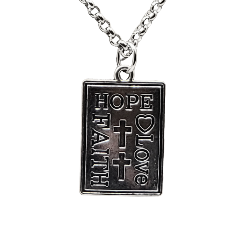 Faith, Hope, Love Necklace