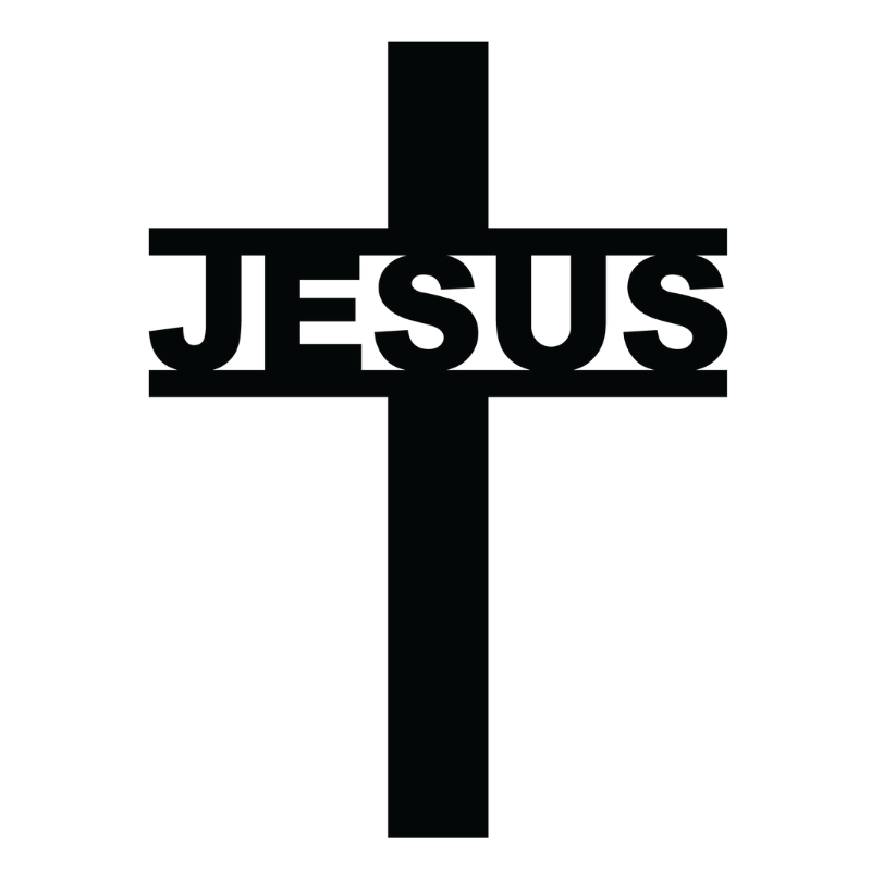 Jesus Name Cross - T-shirt