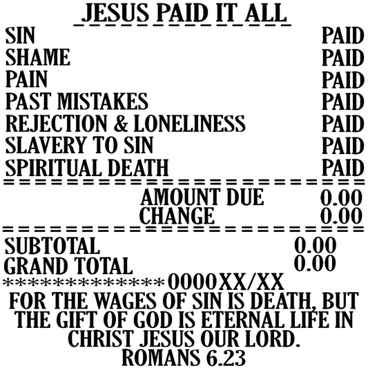 Jesus paid it all Hoodie