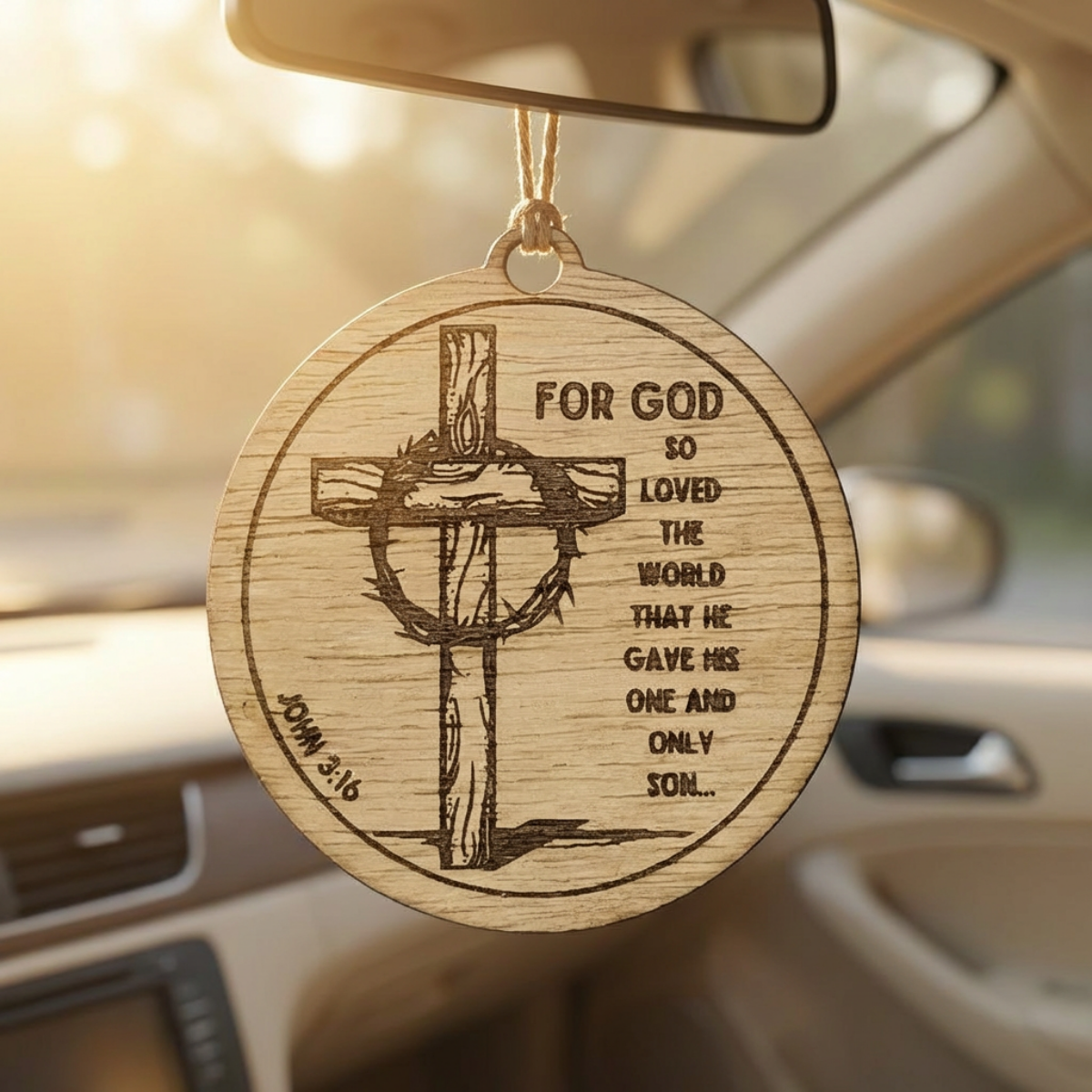 John 3:16 Air Freshener "Freshie"