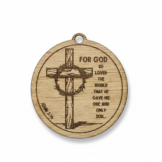 John 3:16 Air Freshener "Freshie"