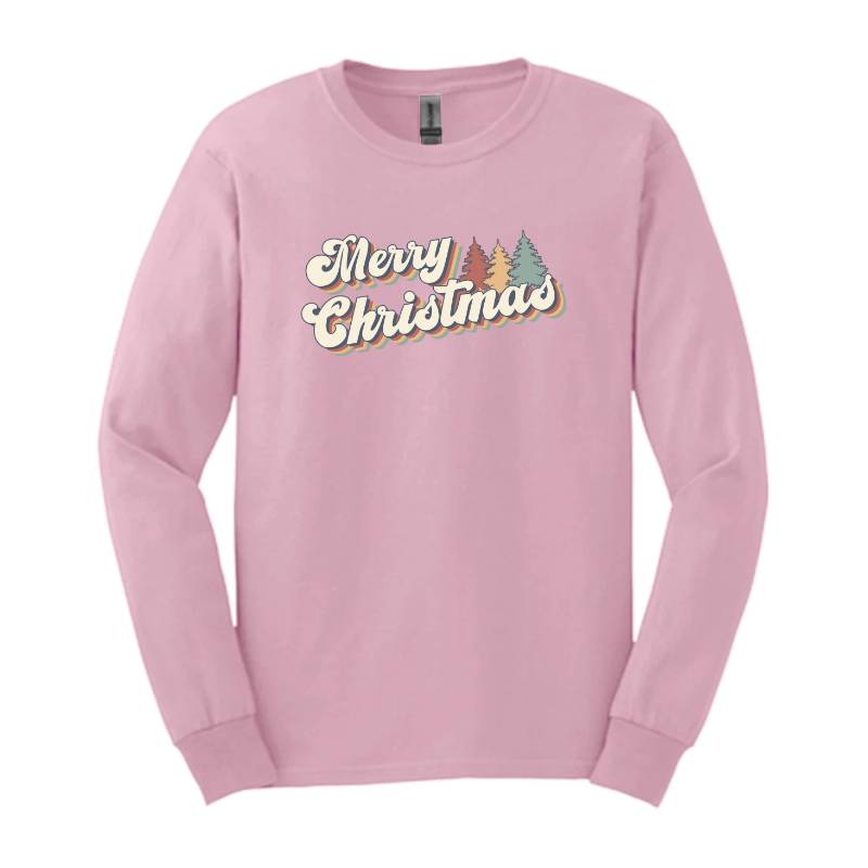 Merry Christmas Vintage Long Sleeve T-Shirt