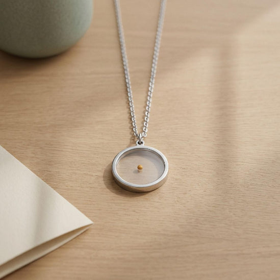 Mustard Seed Round Necklace