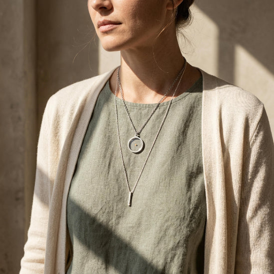Mustard Seed Round Necklace