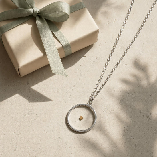 Mustard Seed Round Necklace