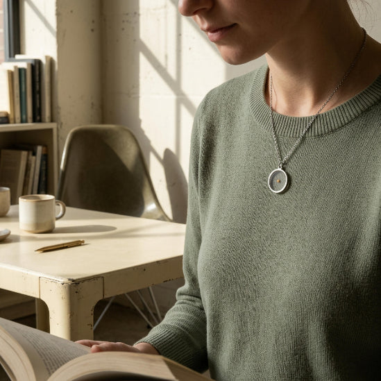 Mustard Seed Round Necklace