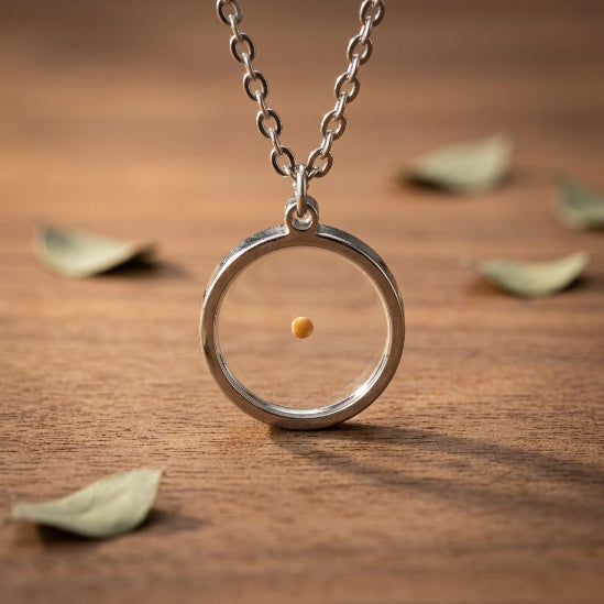 Mustard Seed Round Necklace