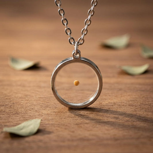 Mustard Seed Round Necklace