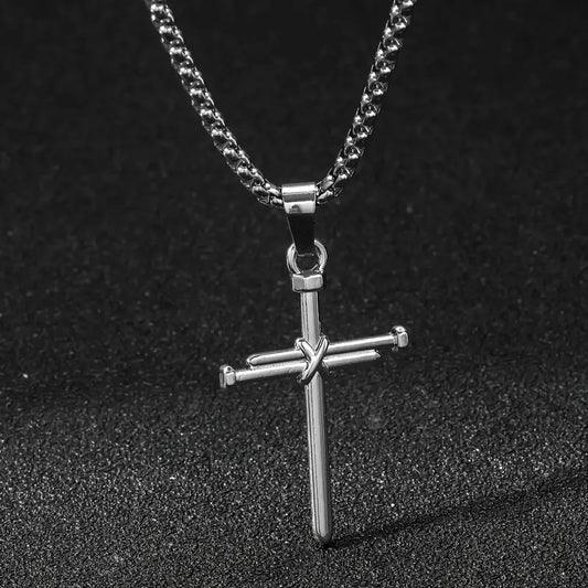 Cross of Nails Necklace