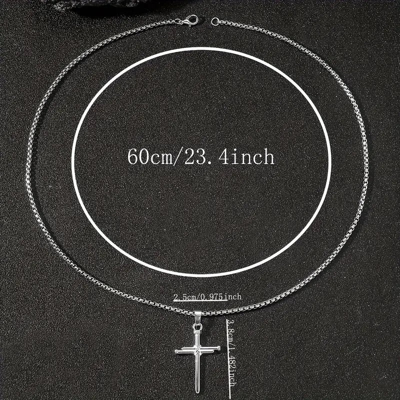 Cross of Nails Necklace