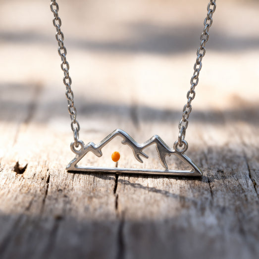 Mustard Seed Mountain Necklace