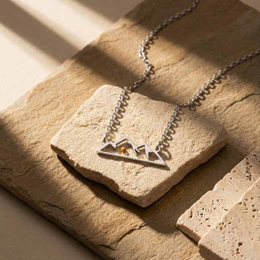Mustard Seed Mountain Necklace