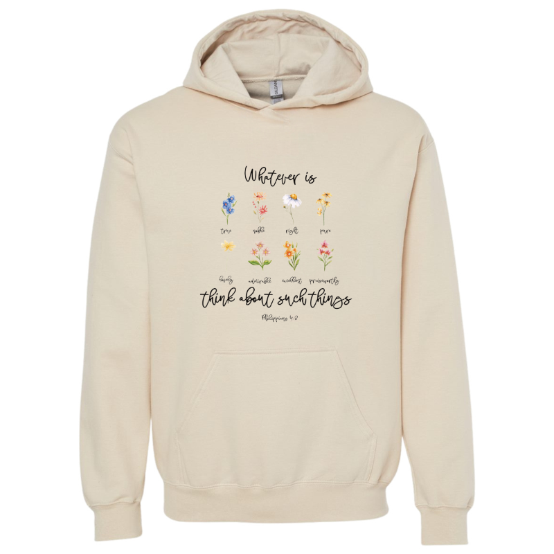 Philippians 4:8 Hoodie