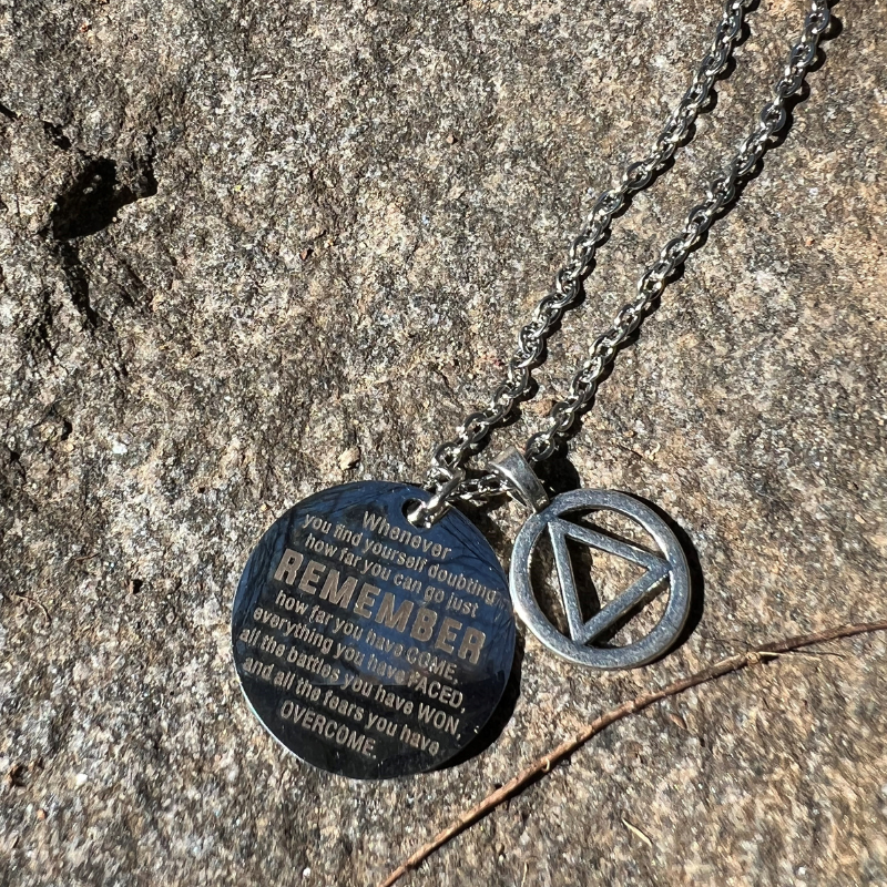 "Remember how far you have come" Necklace