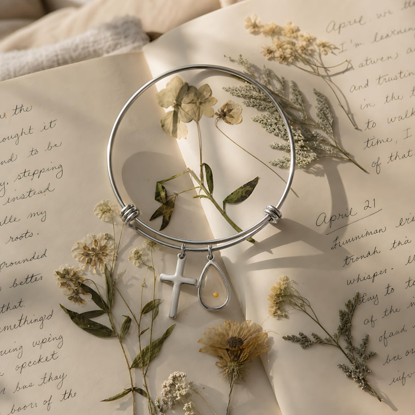 Mustard Seed Oval Bracelet