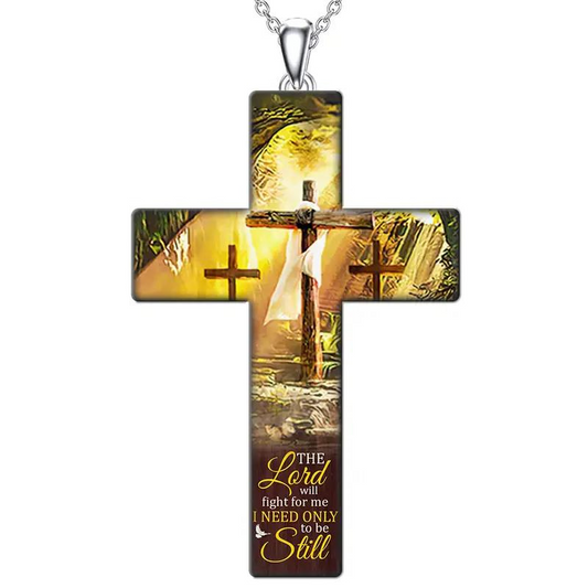 The Lord will fight for me Necklace