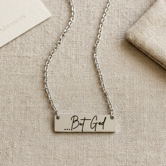 ...But God Necklace | Stainless Steel Christian Jewelry