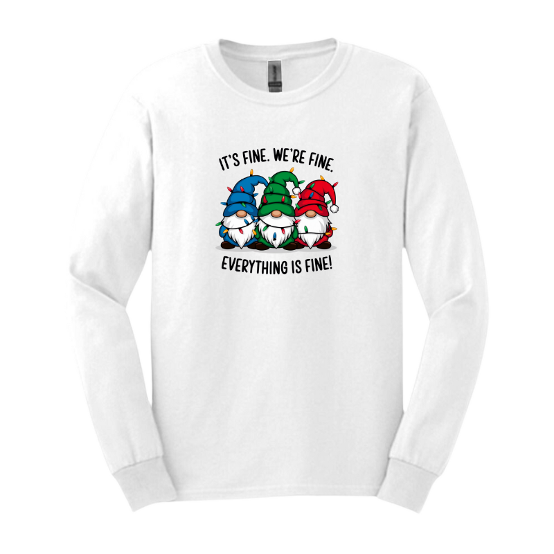 Everything is fine Long Sleeve T-Shirt